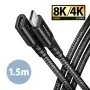 Axagon BUCM32-CF15AB SPEED+ USB-C 20 Gbps ilginamasis kabelis 1,5 m