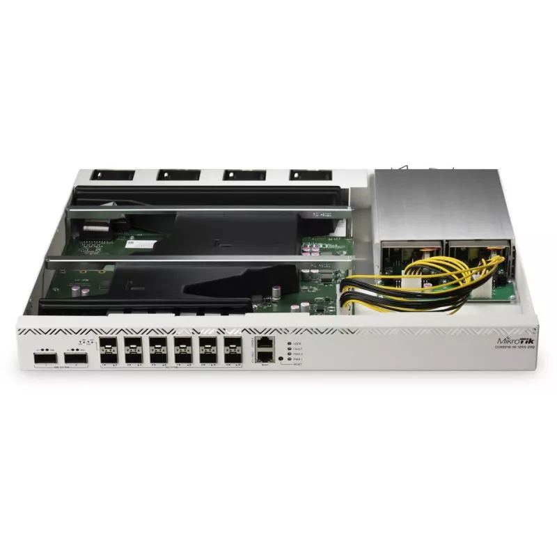 Laidinio tinklo maršrutizatorius MikroTik CCR2216-1G-12XS-2XQ Gigabit Ethernet 2000 MHz sidabrinis