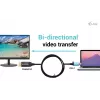 i-tec USB-C DisplayPort dvikryptis kabelio adapteris 8K/30Hz 150cm