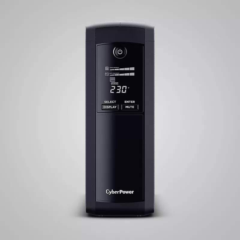 Nepertraukiamo maitinimo šaltinis CyberPower Tracer III VP1200ELCD-FR linijinis-interaktyvus 1.2 kVA 720 W 5 lizdų