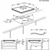 Indukcinė kaitlentė Electrolux Serie 300 LIB60420CK, juoda, įmontuojama, 59 cm, 4 zonos