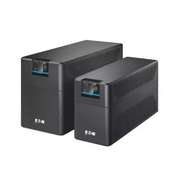 Nepertraukiamo maitinimo šaltinis (UPS) bokštinis Eaton 5E Gen2 550 linijinis interaktyvus 0,55 kVA (300 W), 4× C13 lizdai, juodas