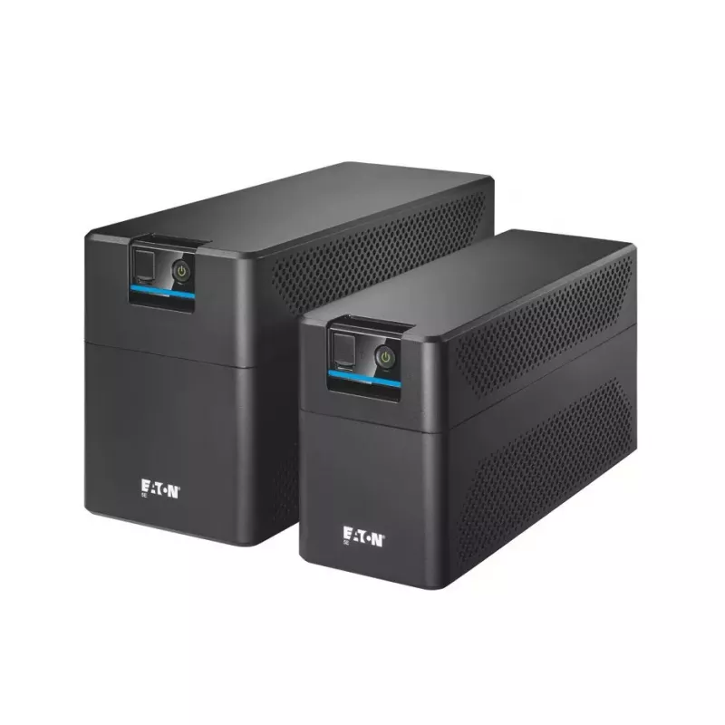 Eaton 5E Gen2 1600 USB nepertraukiamo maitinimo šaltinis (UPS) 1.6 kVA / 900 W, 4x F tipo lizdai, USB, bokštas, juodas