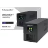 Nepertraukiamo maitinimo šaltinis QOLTEC 53770, Line-Interactive UPS 1.5 kVA (900 W), 2 C13 lizdai, AVR, LCD, USB Type-B