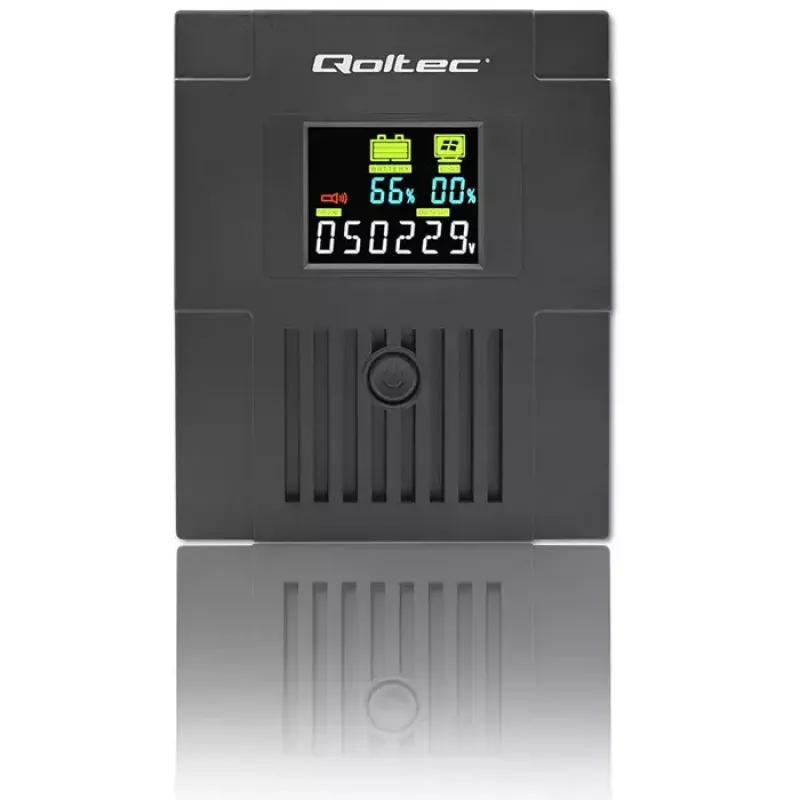 Nepertraukiamo maitinimo šaltinis Qoltec 53771 2 kVA 1200 W 2 AC lizdai