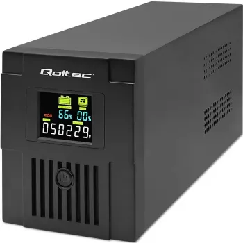 Nepertraukiamo maitinimo šaltinis Qoltec 53771 2 kVA 1200 W 2 AC lizdai