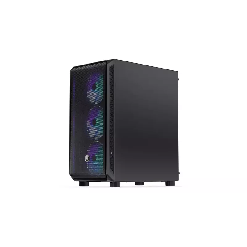 Kompiuterio korpusas ENDORFY Arx 500 ARGB ATX juodas — grūdintas stiklas, ARGB, ATX, max GPU 350 mm, CPU aušintuvo aukštis 179 mm, 7 plėtros lizdai