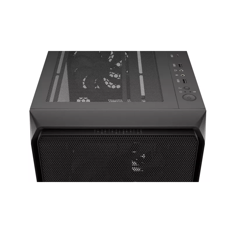 Kompiuterio korpusas ENDORFY Arx 500 ARGB ATX juodas — grūdintas stiklas, ARGB, ATX, max GPU 350 mm, CPU aušintuvo aukštis 179 mm, 7 plėtros lizdai
