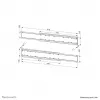 Neomounts ADM-875BL2 Dvigubo ekrano adapteris 42-65 colių