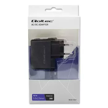 Maitinimo adapteris Qoltec 52403 vidaus 9W juodas 220-240V