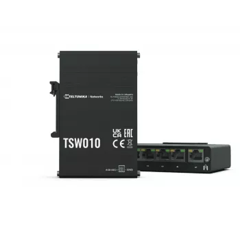 TELTONIKA TSW010 Nevaldomas 5 prievadų Ethernet komutatorius