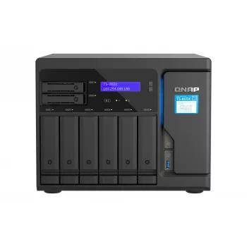 QNAP TS-855X SAN bokštas Intel Atom® C5125 8 GB DDR4 0 TB QNAP QTS juodas