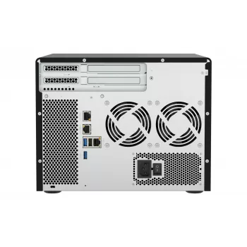QNAP TS-855X SAN bokštas Intel Atom® C5125 8 GB DDR4 0 TB QNAP QTS juodas