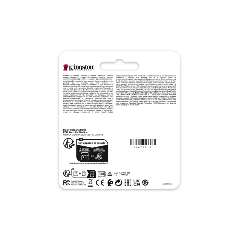 Kingston Technology 16G SDHC Industrial pSLC, 16 GB, SDHC, 10 klasė, UHS-I, 100 MB/s, 80 MB/s