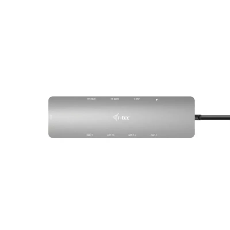 i-tec USB-C Metal Nano 2x Display Dock stotelė su Power Delivery 100 W