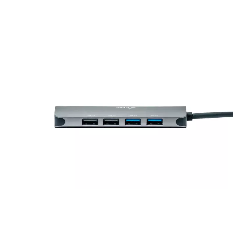 i-tec USB-C Metal Nano 2x Display Dock stotelė su Power Delivery 100 W