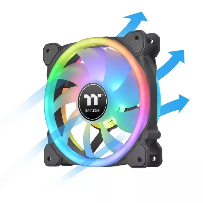 Ventiliatorius Thermaltake SWAFAN 12 RGB 12 cm juodas 500-2000 RPM