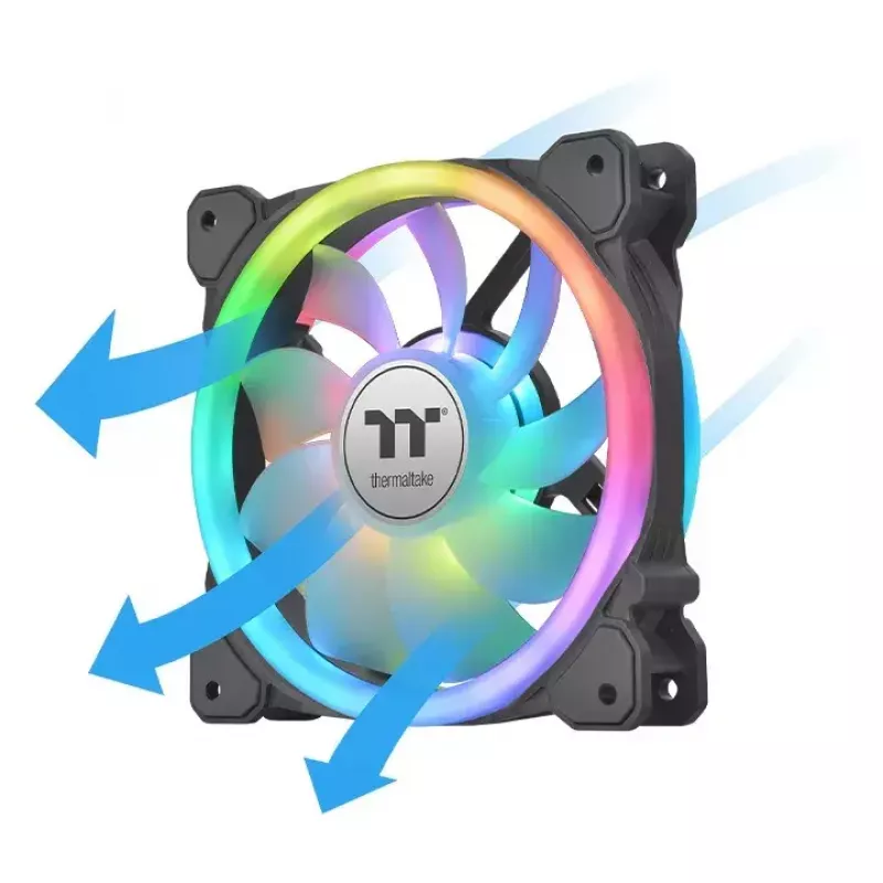 Ventiliatorius Thermaltake SWAFAN 12 RGB 12 cm juodas 500-2000 RPM