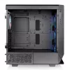 Korpusas THERMALTAKE Ceres 500 TG ARGB Midi Tower Juodas — Grūdintas Stiklas, EATX, 3x140mm Priekyje, USB-C