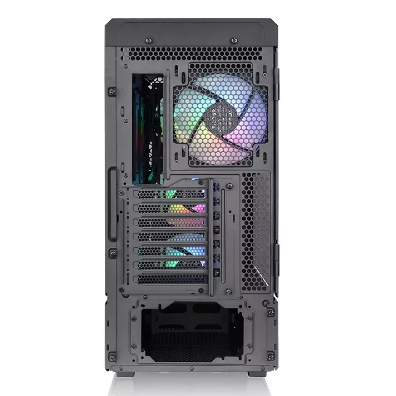 Korpusas THERMALTAKE Ceres 500 TG ARGB Midi Tower Juodas — Grūdintas Stiklas, EATX, 3x140mm Priekyje, USB-C
