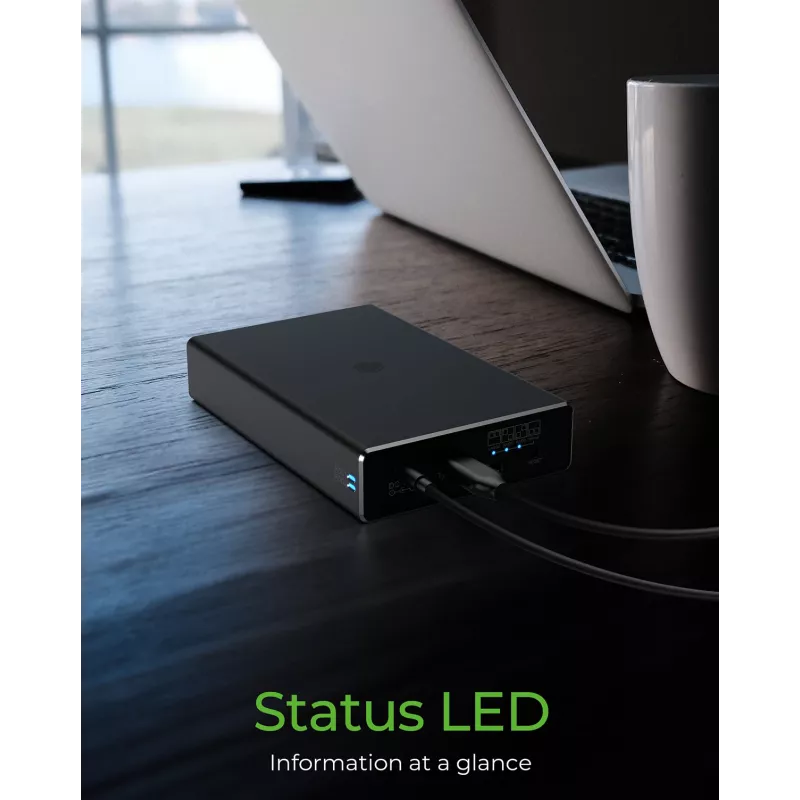ICY BOX RAID dėklas 2x HDD/SSD USB 3.2 Gen 2 Type-C® / Type-A sąsaja