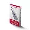 Axagon HMC-6GM2 USB 10Gbps šakotuvas USB-A USB-C HDMI M.2 SD/mSD PD 100W USB-C laidinis USB 3.2 Gen 2 (3.1 Gen 2) Type-C pilka