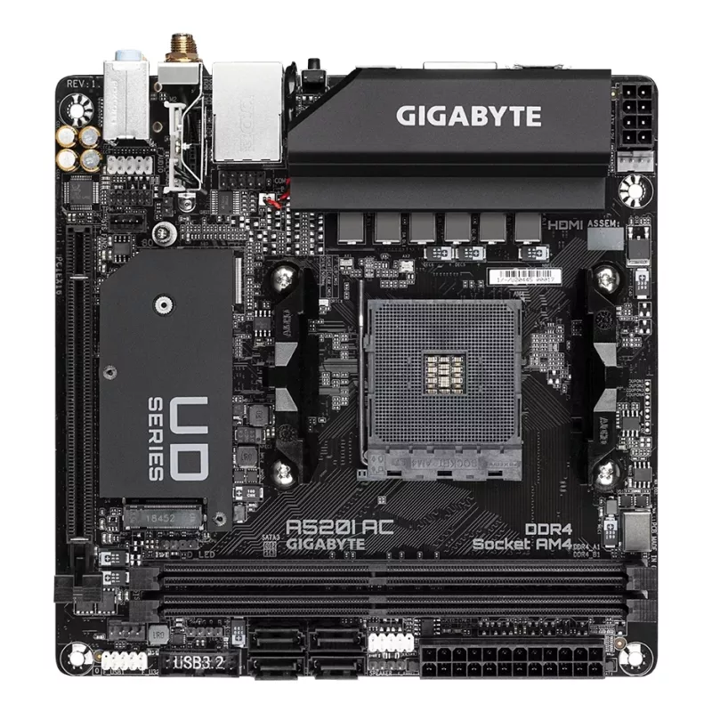 GIGABYTE A520I AC pagrindinė plokštė