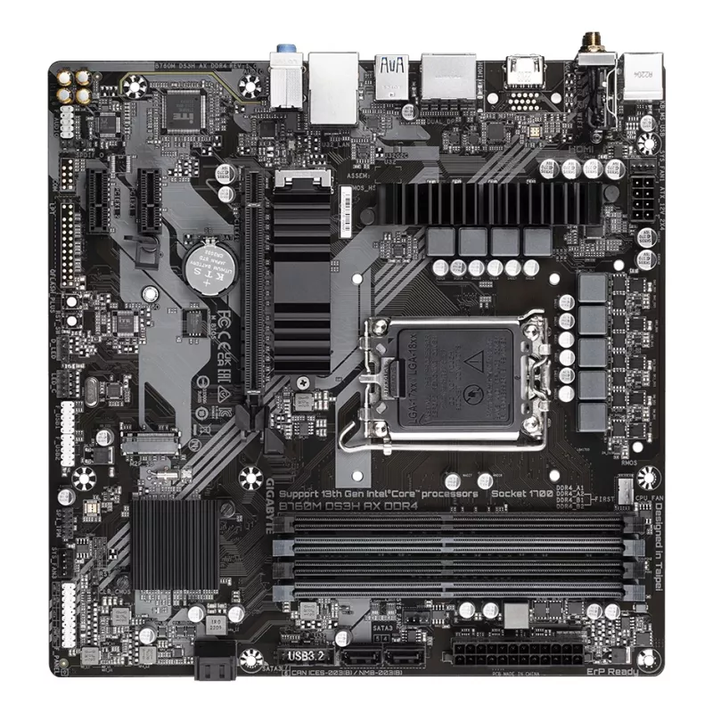 GIGABYTE B760M DS3H AX DDR4 pagrindinė plokštė
