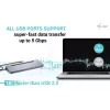 i-tec USB-C metalinė ergonominė 3x 4K monitorių prijungimo stotelė su 100 W maitinimu ir universaliu 100 W įkrovikliu