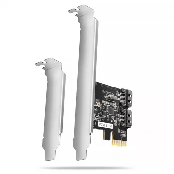 Vidinis SATA adapteris Axagon PCES-SJ2 PCIe 2 Gbit/s juodas