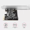 Vidinis SATA adapteris Axagon PCES-SJ2 PCIe 2 Gbit/s juodas
