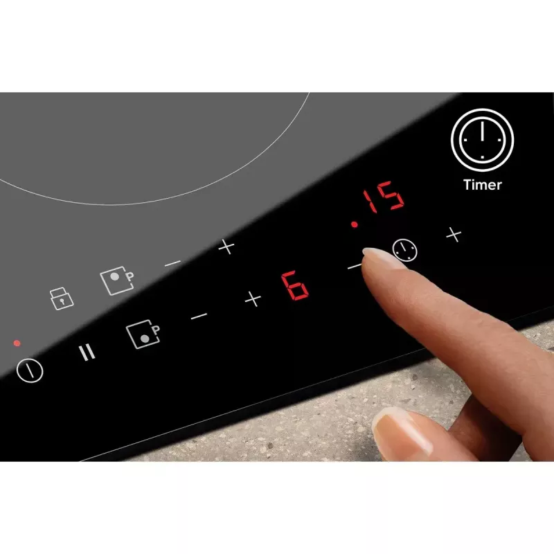 Indukcinė kaitlentė Electrolux LIT30230C — 2 zonų, įmontuojama, 29 cm, juoda, liečiamas valdymas