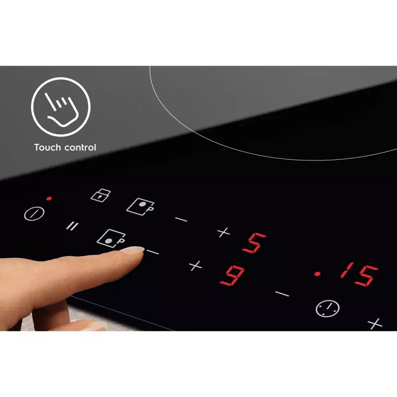 Indukcinė kaitlentė Electrolux LIT30230C — 2 zonų, įmontuojama, 29 cm, juoda, liečiamas valdymas