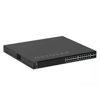 NETGEAR GSM4328-100AJS valdomas L3 Gigabit Ethernet (10/100/1000) Power over Ethernet (PoE) jungiklis 1U juodas