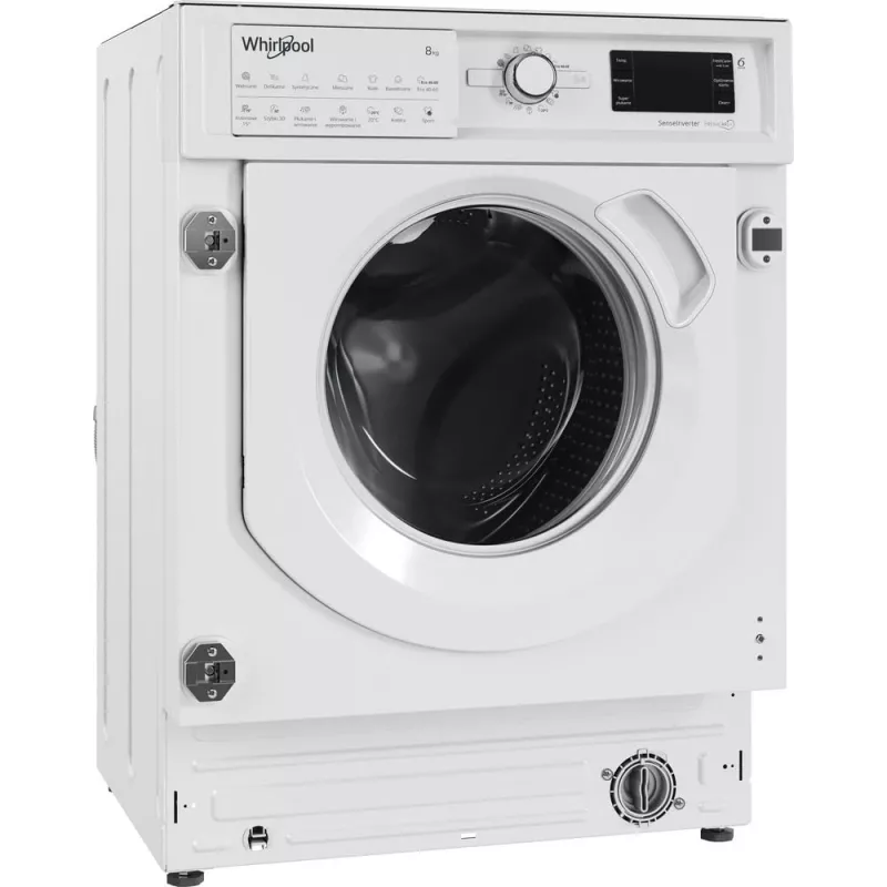 Whirlpool BI WMWG 81485 PL įmontuojama skalbyklė priekinio pakrovimo 8 kg 1400 aps/min balta