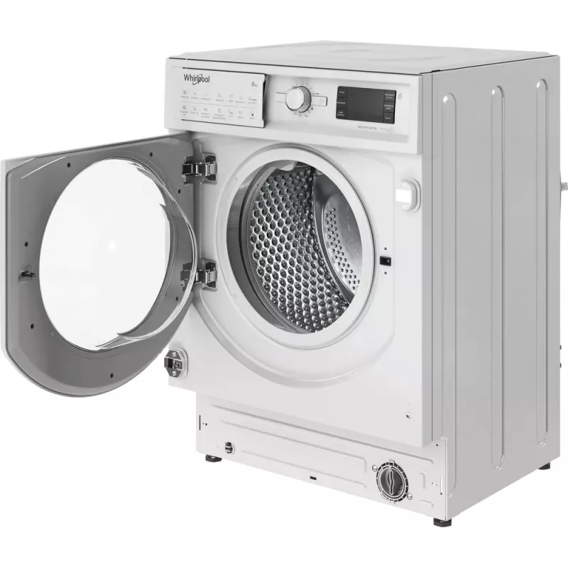 Whirlpool BI WMWG 81485 PL įmontuojama skalbyklė priekinio pakrovimo 8 kg 1400 aps/min balta
