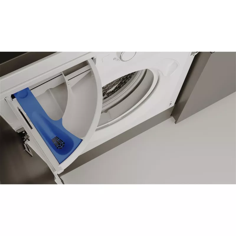 Whirlpool BI WMWG 81485 PL įmontuojama skalbyklė priekinio pakrovimo 8 kg 1400 aps/min balta