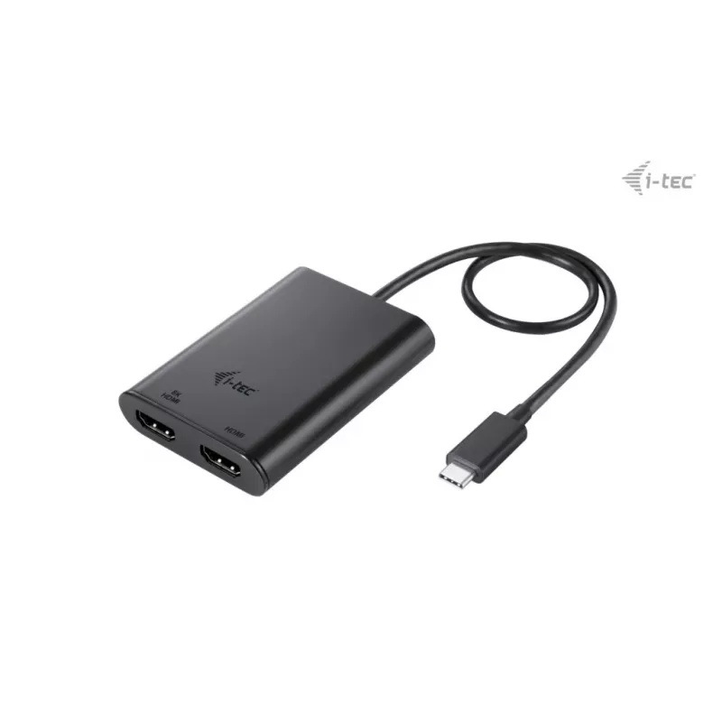 i-tec USB-C Dual 4K/60Hz (single 8K/30Hz) HDMI vaizdo adapteris