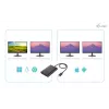 i-tec USB-C Dual 4K/60Hz (single 8K/30Hz) HDMI vaizdo adapteris