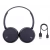 Belaidės ausinės ant ausų JVC HA-S36W-A-U — Bluetooth 5.2, 35 h veikimo laikas, įmontuotas mikrofonas, mėlyna