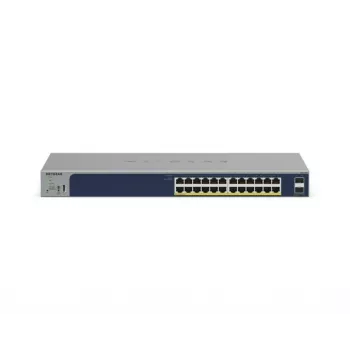 NETGEAR GS724TPv3 valdomas L2 Gigabit Ethernet (10/100/1000) maitinimas per Ethernet (PoE) pilkas