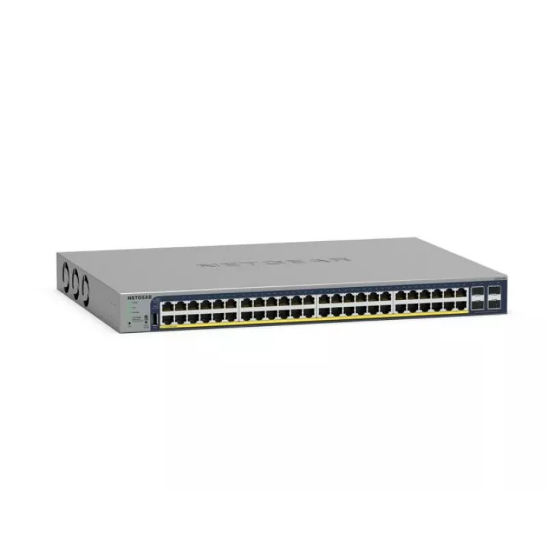NETGEAR GS728TP valdomas L2/L3/L4 Gigabit Ethernet (10/100/1000) jungiklis su PoE+ ir 4 SFP prievadais