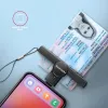 Axagon CRE-SMPC USB-C Smart Card / ID kortelių skaitytuvas PocketReader, juodas