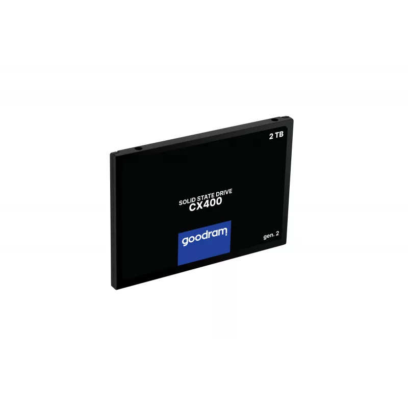 GOODRAM CX400 Gen.2 SSDPR-CX400-02T-G2 2 TB 2,5 col. SATA III SSD, 3D TLC NAND, skaitymas 550 MB/s, rašymas 500 MB/s, 7 mm