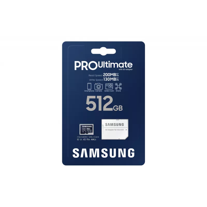 Samsung MB-MY512S 512 GB MicroSDXC UHS-I atminties kortelė