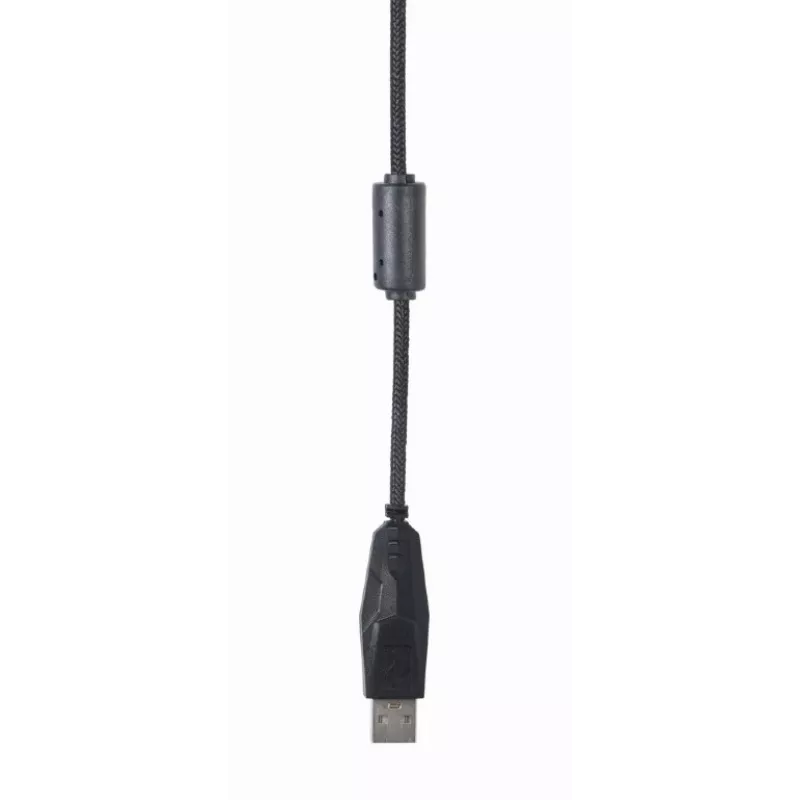 Gembird MUS-UL-02 USB pelė su apšvietimu, 6 mygtukai, juoda