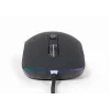 Gembird MUS-UL-02 USB pelė su apšvietimu, 6 mygtukai, juoda
