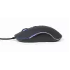 Gembird MUS-UL-02 USB pelė su apšvietimu, 6 mygtukai, juoda