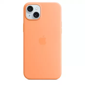 APPLE Silikoninis dėklas su MagSafe iPhone 15 Plus Sorbet Orange