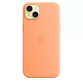 APPLE Silikoninis dėklas su MagSafe iPhone 15 Plus Sorbet Orange
